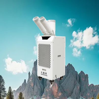 良い価格 Portable Air Cooler with 6-liter Water Tank 360° Rotating Vents and 400 m³/h Airflow for Efficient Cooling オンライン