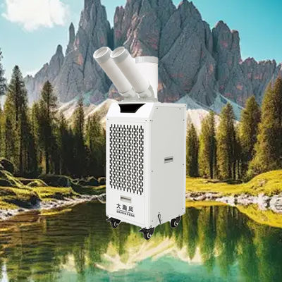 良い価格 Portable Air Cooler with 360° Removable Rotating Air Vents Real Air-Conditioning Wind and Large-Capacity Water Tank オンライン